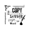 The crafter's workshop • template 15x15cm correspondence