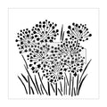 The crafter's workshop • template 30x30cm onion blossoms