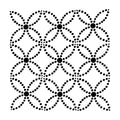 The crafter's workshop • template 30x30cm dotted rings