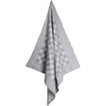 Koksdoek grijs grote ruit 70x70cm pak a 12 st.
