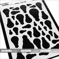 Carabelle studio • stencil a4 ray of light by soraya hamming