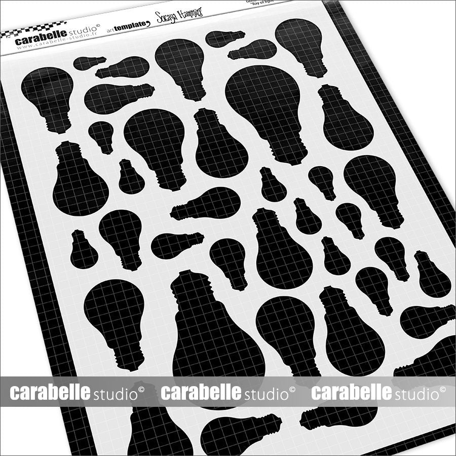 Carabelle studio • stencil a4 ray of light by soraya hamming