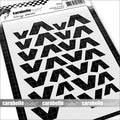 Carabelle studio • stencil a6 chevrons by edwige verrière