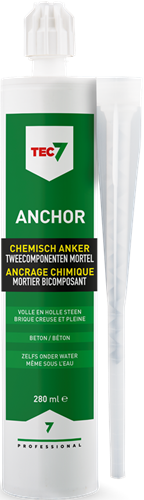 Tec7 anchor chemisch anker 280ml - 610148000