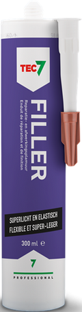 Tec7 filler patroon alles-in-één vulmiddel en afwerkingsplamuur 300ml - 601106000