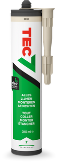 Tec7 patroon universele kit 310ml beige - 535906000