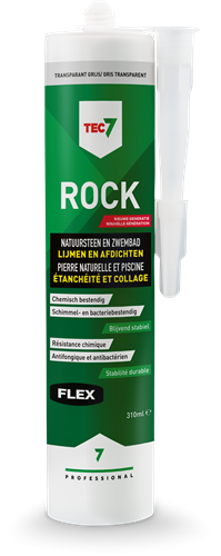 Tec7 rock transparant grijs | patroon 310 ml - 539306000