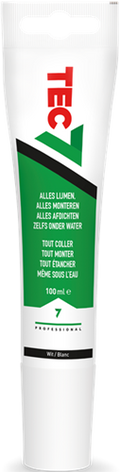 Tec7 tube universele kit 100ml wit - 535205000