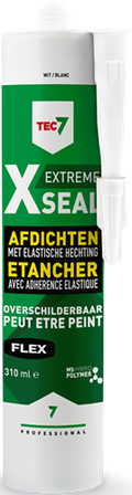 Tec7 x-seal wit, patroon, 310 ml | alles en overal afdichten - 528009000