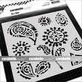 Carabelle studio • stencil square 15,2cm inspiration india