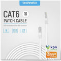 Enzo technetix patchkabel utp cat6 10m wit - 2077020