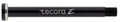 Tecora e steekas voor m12 p1,5 121,5mm shimano alu zwart