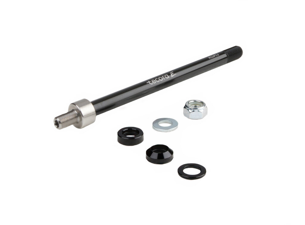 Tecora e Steckachsen-Fahrradanhänger M12 x P1,5 Länge 153–165 mm