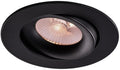 Enzo thorgeon led inbouwspot 8,2w dimtowarm 96mm rond verstelbaar zwart - led4681