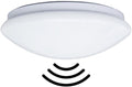 Enzo thorgeon led plafonniere 255mm wit 12w tri-white ip44 + sensor - 5017770