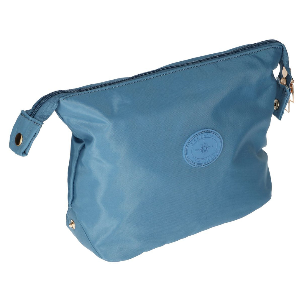 Traveller toilettas essentials blauw 30cm x 20cm