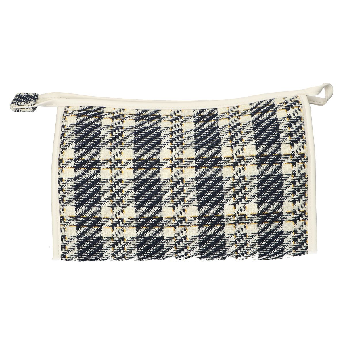 Traveller toilettas tweed ruit 26x16cm