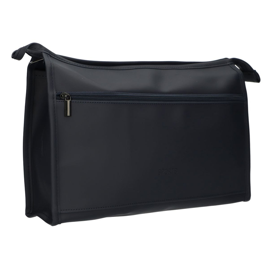 Traveller toilettas sports waterdicht donkerblauw 35cm x 22,5cm