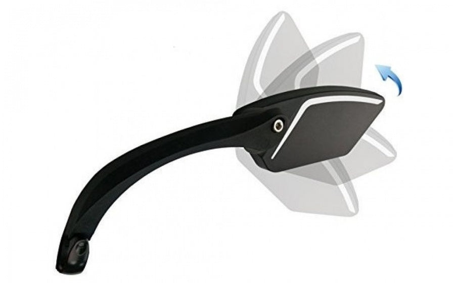 Vwp spiegel stuurbevestiging e-bike multi-angle links zwart