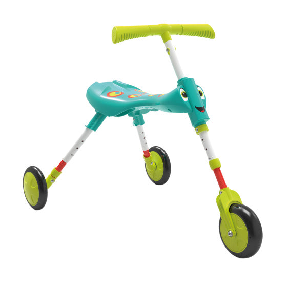 ScuttleBug XL Splodge Laufrad mit 3 Rädern Junior Türkis/Grün