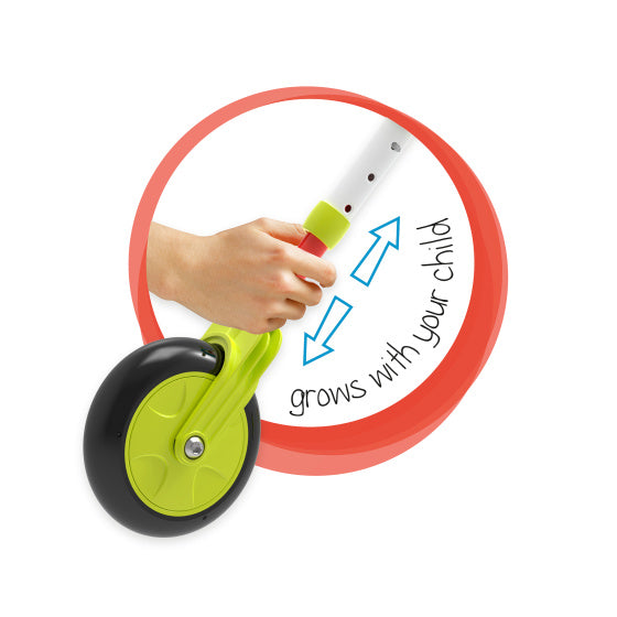 ScuttleBug XL Splodge Laufrad mit 3 Rädern Junior Türkis/Grün