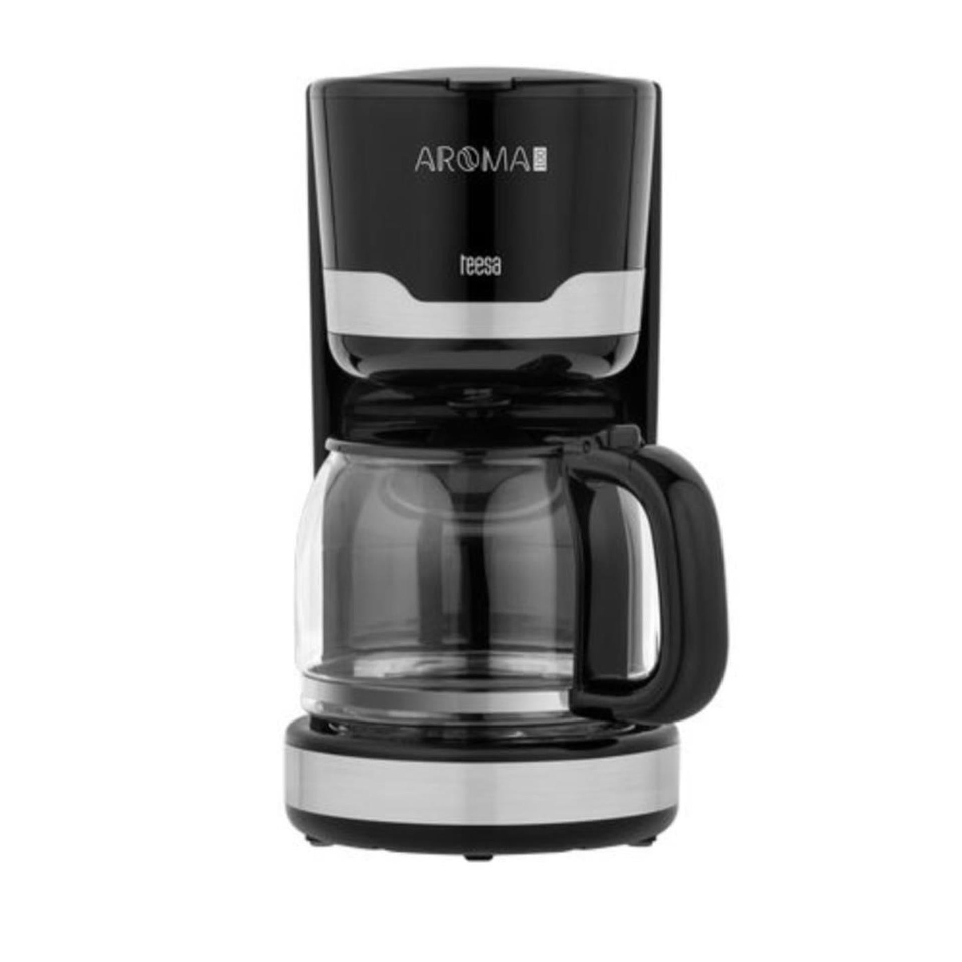 Teesa koffiezetapparaat 1,5l zwart