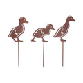 Esschert design roest tuinsteker eendje 8,7xh19,1cm