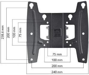 One For All TV-Wandhalterung WM4251 massiv, 180° drehbar - 7312454