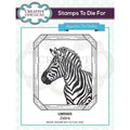 Creative expressions • pre cut stamp zebra