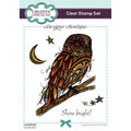 Creative expressions • designer boutique clear stamp set doodle owl 15,24x10,16cm