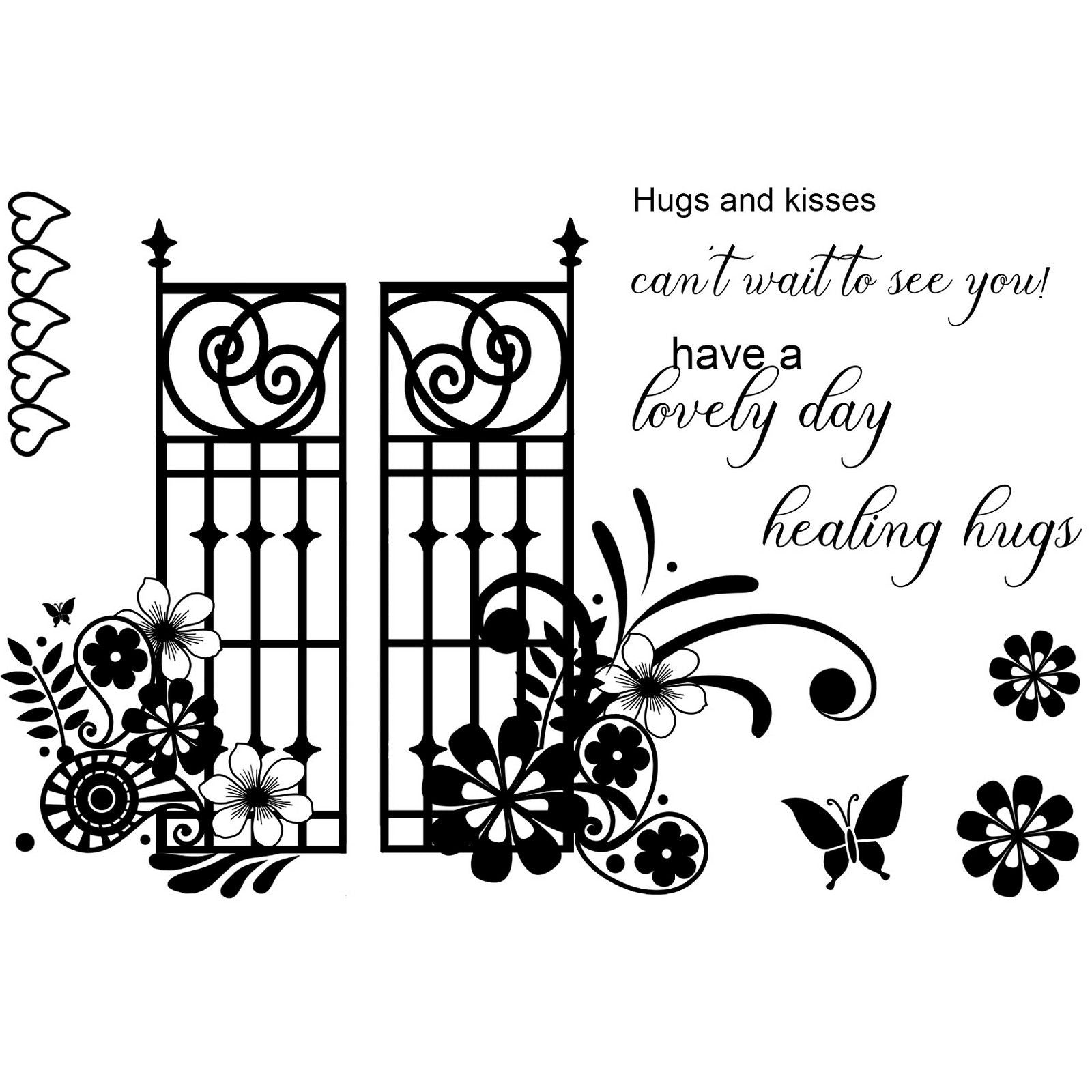 Creative expressions • designer boutique clear stamp set walk on in 15,2x10,16cm