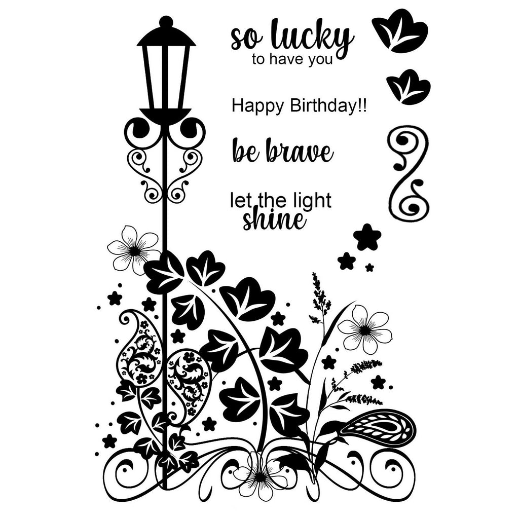 Creative expressions • designer boutique clear stamp set go with the glow 15,2x10,16cm