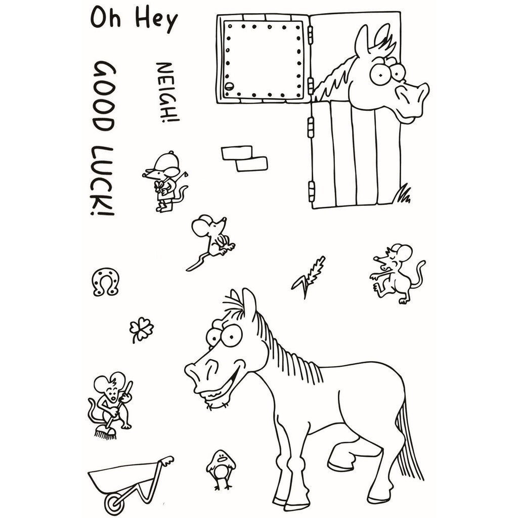 The paper boutique creative expressions • designer boutique clear stamp set good luck