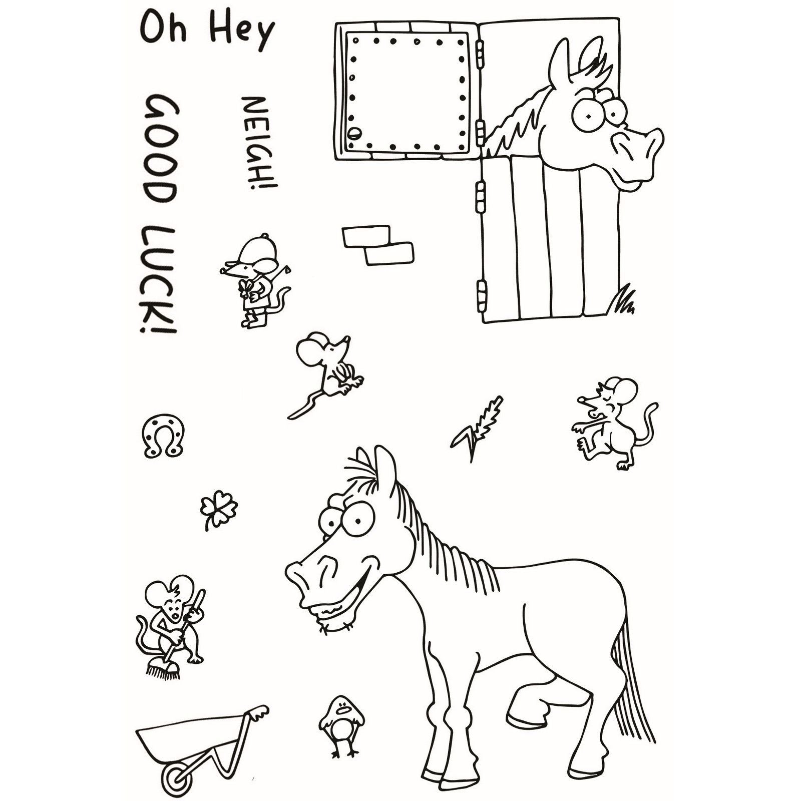 The paper boutique creative expressions • designer boutique clear stamp set good luck