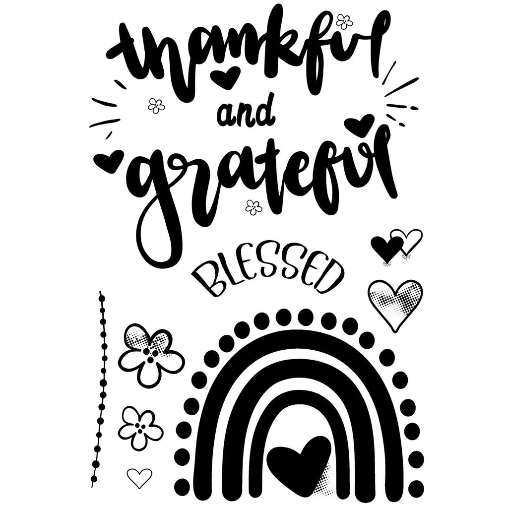 Creative expressions • designer boutique clear stempels thankful