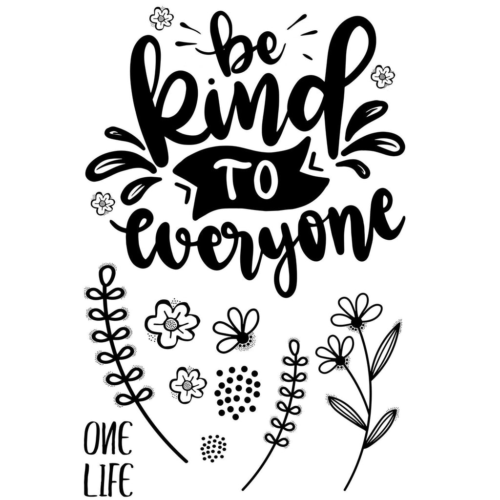 Creative expressions • designer boutique clear stempels be kind