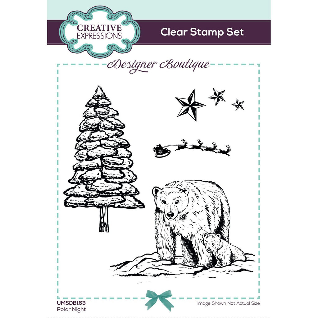 Creative expressions • designer boutique clear stempels polar night