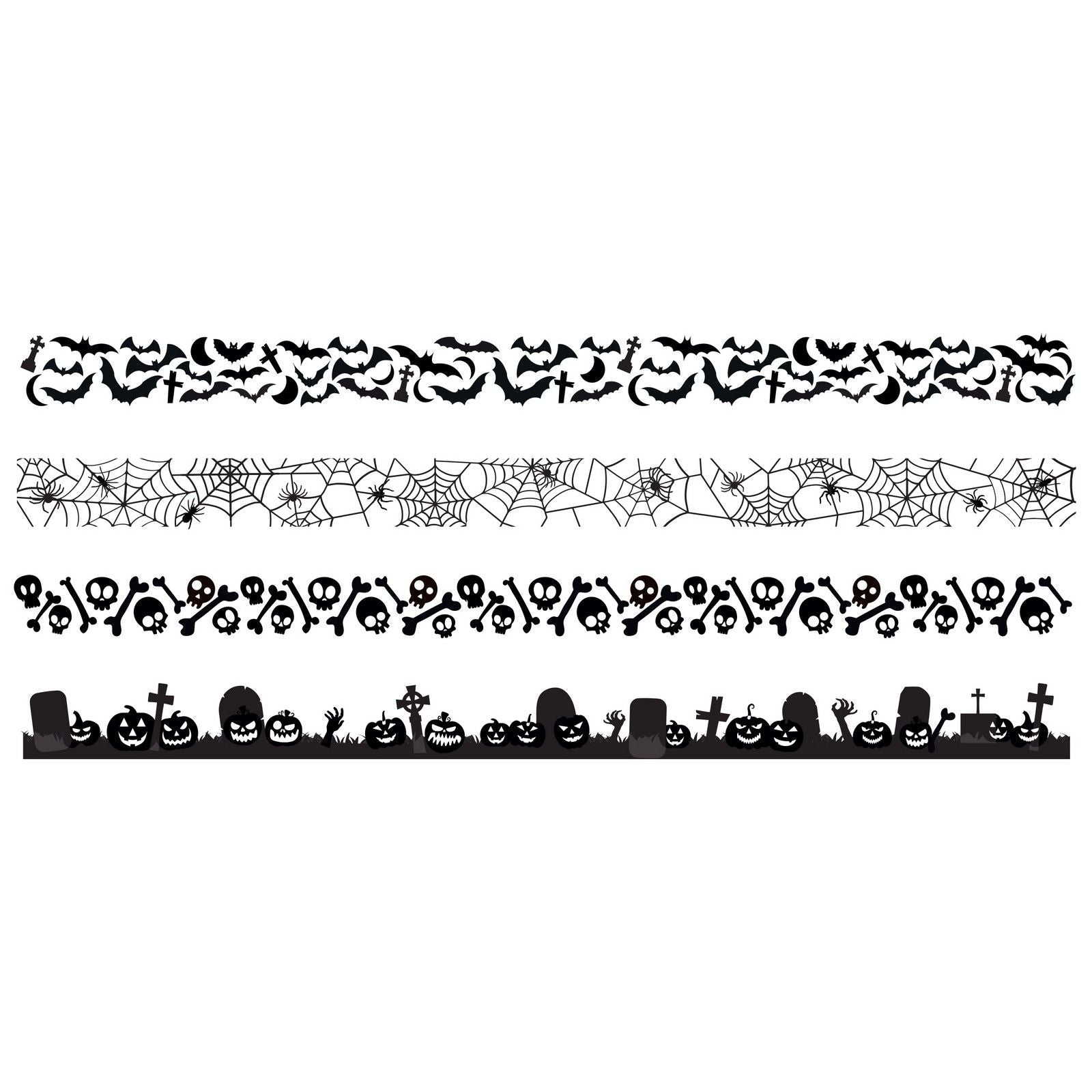 Creative expressions • designer boutique clear stempels spooky borders