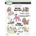 Creative expressions • designer boutique collection canine capers 6 in x 8 in clear stamp set