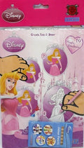 Van der doelen disney princess raamstickers met panorama om in te kleuren