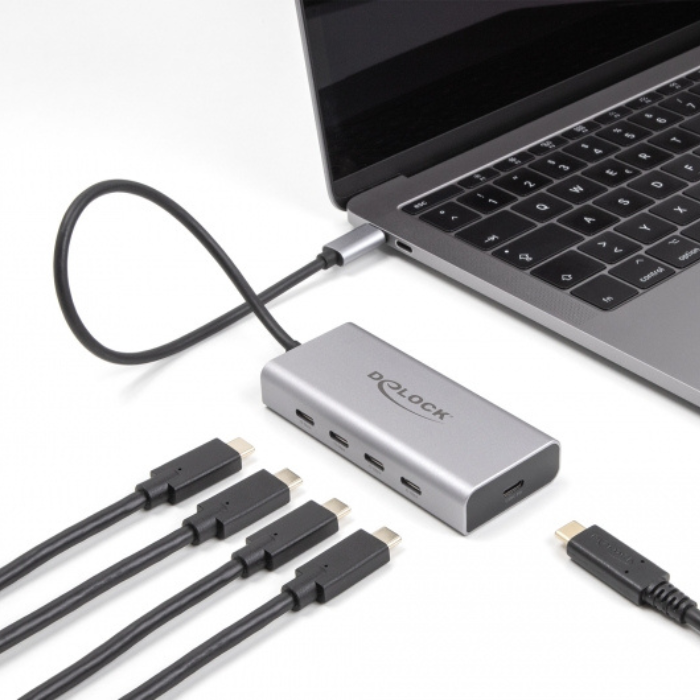 Usb c hub - 4 poorten