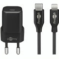 Usb c oplader + usb lightning kabel