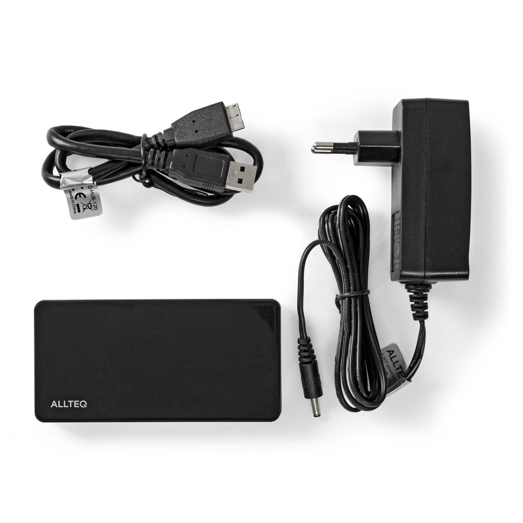 Usb a naar micro usb b hub - 4 poorten