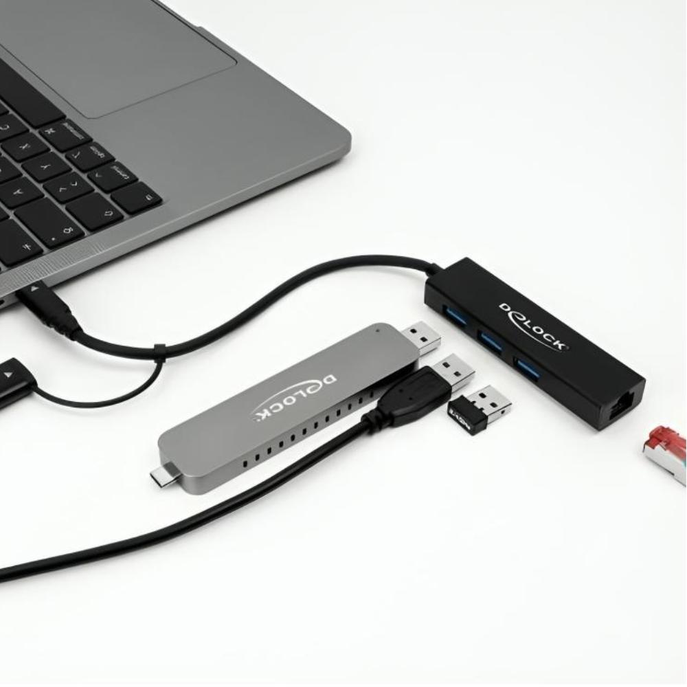 Abi usb c naar a hub - 4 poorten