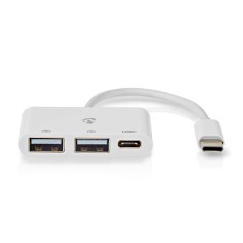 Nedis usb c naar c + a hub - 3 poorten
