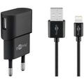 Usb a oplader + lightning kabel