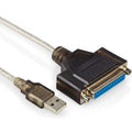 Abi usb a naar 25p d-sub printerkabel