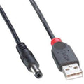 Usb a naar dc voedingskabel