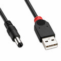 Usb a naar dc voedingskabel
