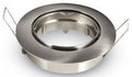 V-tac inbouw spot verstelbaar 50mm rond geschuurd staal 5013316